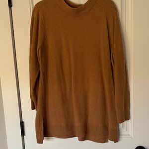 LOFT Tan Women's Turtleneck Sweater